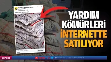 Yardım k&ouml;m&uuml;rleri internette satılıyor