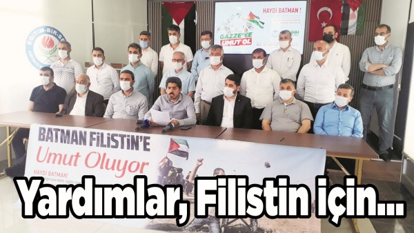 YARDIMLAR, FİLİSTİN İ&Ccedil;İN&hellip;
