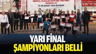Yarı final şampiyonları belli
