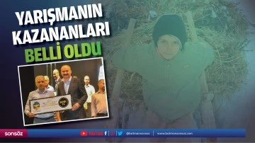 Yarışmanın kazananları belli oldu