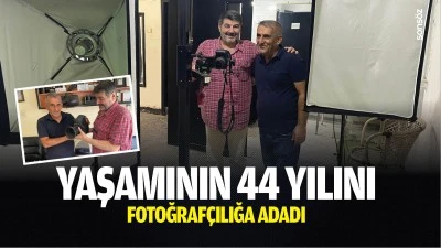 Yaşamının 44 yılını fotoğraf&ccedil;ılığa adadı
