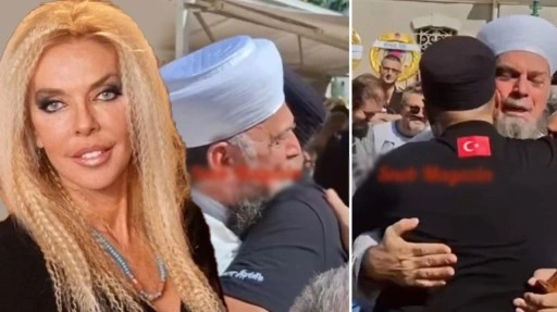Yaşar Alptekin ve Meri&ccedil; Erkan'ın Ahu Tuğba'nın cenaze t&ouml;renindeki s&uuml;rpriz buluşması