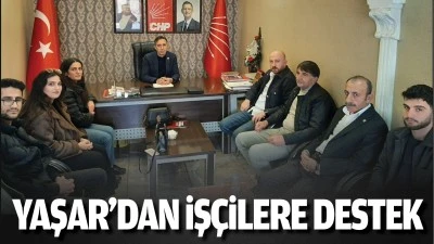 Yaşar&rsquo;dan iş&ccedil;ilere destek