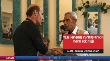 Yaşı ilerlemiş yurttaşlar i&ccedil;in moral etkinliği