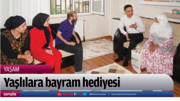 Yaşlılara bayram hediyesi