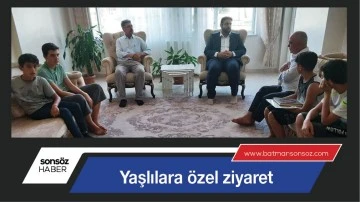 Yaşlılara &ouml;zel ziyaret