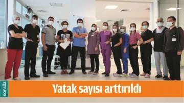 YATAK SAYISI ARTTIRILDI