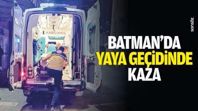 Batman&rsquo;da yaya ge&ccedil;idinde kaza