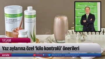 Yaz aylarına &ouml;zel &lsquo;kilo kontrol&uuml;&rsquo; &ouml;nerileri