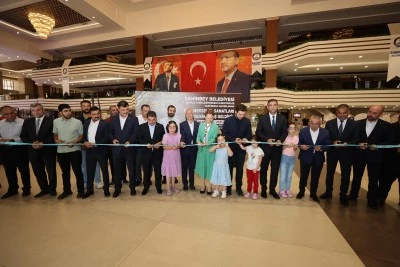 Yaz okulu kursiyerleri i&ccedil;in sergi a&ccedil;ıldı