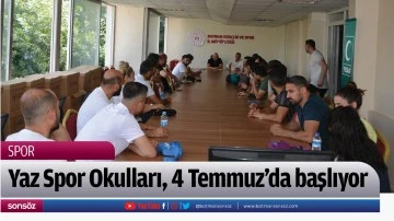 Yaz Spor Okulları, 4 Temmuz&rsquo;da başlıyor