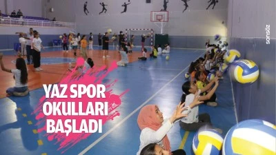 Yaz spor okulları başladı