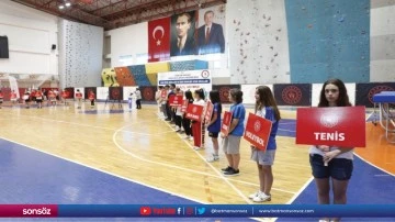 Yaz Spor Okulları'nın a&ccedil;ılışı yapıldı