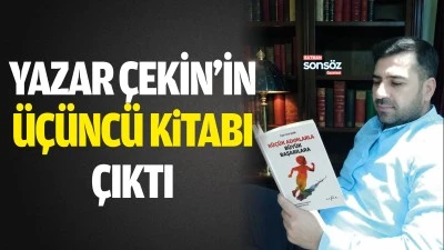 Yazar &Ccedil;ekin&rsquo;in &uuml;&ccedil;&uuml;nc&uuml; kitabı &ccedil;ıktı