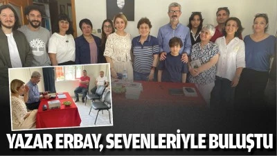 Yazar Erbay, sevenleriyle buluştu
