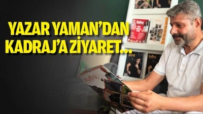 Yazar Faysal Yaman&rsquo;dan Kadraj&rsquo;a ziyaret&hellip;