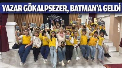 Yazar G&ouml;kalpsezer, Batman&rsquo;a geldi