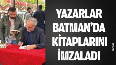 Yazarlar, Batman&rsquo;da kitaplarını imzaladı 