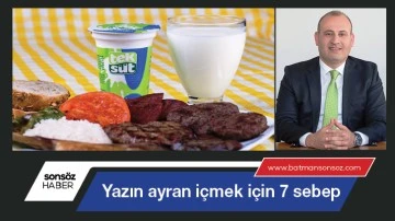Yazın ayran i&ccedil;mek i&ccedil;in yedi sebep 