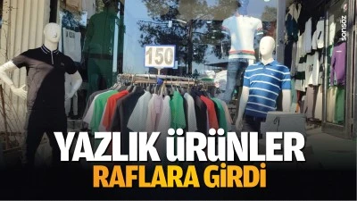 Yazlık &uuml;r&uuml;nler raflara girdi