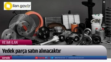 Yedek par&ccedil;a satın alınacaktır
