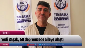 Yedi Başak, 60 depremzede aileye ulaştı