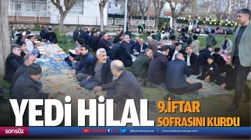 Yedi Hilal, 9.iftar sofrasını kurdu