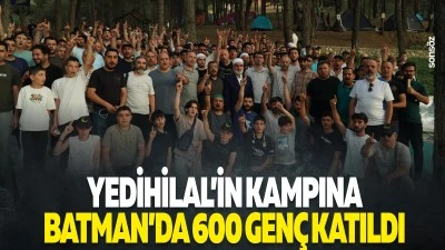 YediHilal&rsquo;in kampına Batman&rsquo;da 600 gen&ccedil; katıldı