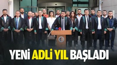 Yeni adli yıl başladı