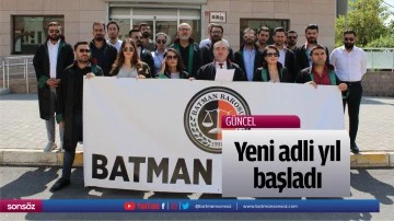 Yeni adli yıl başladı
