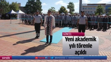 Yeni akademik yılı t&ouml;renle a&ccedil;ıldı