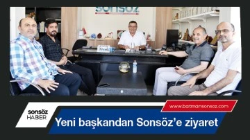 Yeni başkandan Sons&ouml;z&rsquo;e ziyaret