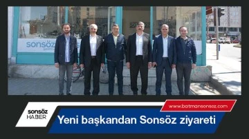 Yeni başkandan Sons&ouml;z ziyareti