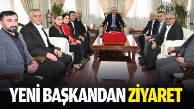 Yeni başkandan ziyaret