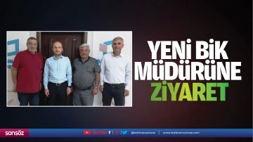 Yeni BİK m&uuml;d&uuml;r&uuml;ne ziyaret&hellip;