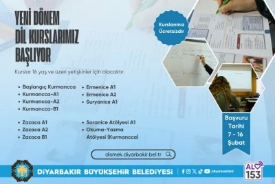 Yeni d&ouml;nem dil kursları başlıyor