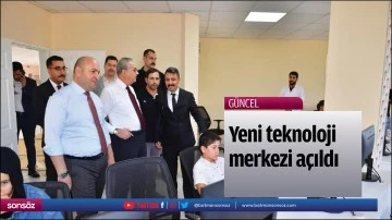 Yeni eğitim ve teknoloji merkezi a&ccedil;ıldı