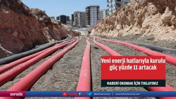 Yeni enerji hatlarıyla kurulu g&uuml;&ccedil; y&uuml;zde 11 artacak