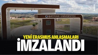 Yeni erasmus anlaşmaları imzalandı