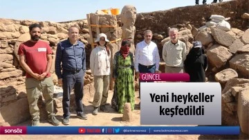 Yeni heykeller keşfedildi