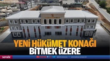 Yeni h&uuml;k&uuml;met konağı bitmek &uuml;zere&hellip;
