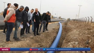Yeni i&ccedil;me suyu hattı d&ouml;şeniyor