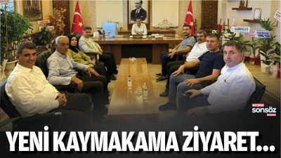 Yeni kaymakama ziyaret&hellip;
