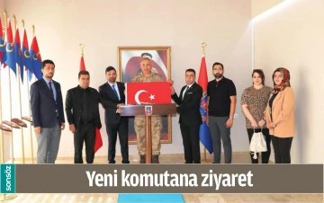 YENİ KOMUTANA ZİYARET