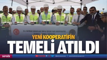 Yeni kooperatifin temeli atıldı
