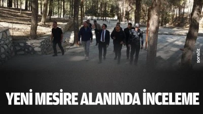 Yeni mesire alanında inceleme
