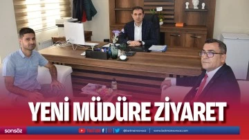 Yeni m&uuml;d&uuml;re ziyaret
