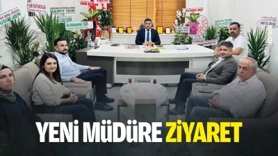 Yeni m&uuml;d&uuml;re ziyaret