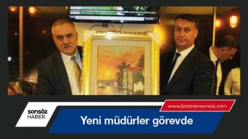 Yeni m&uuml;d&uuml;rler g&ouml;revde