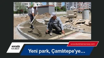 Yeni park, Çamlıtepe’ye…